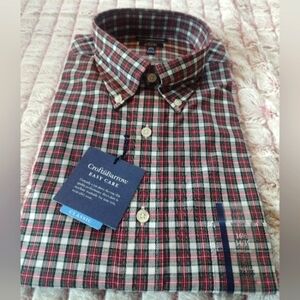 NWT Croft & Barrow Men's Easy Care Classic Fit Button Up Shirt
